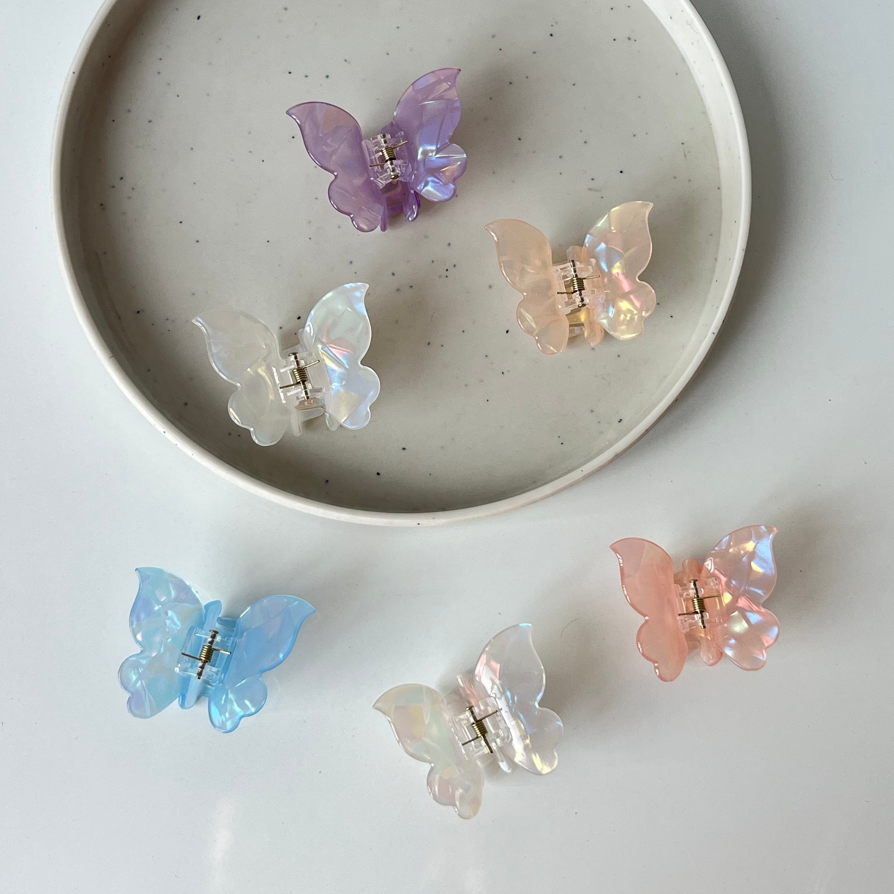 Lustre Butterfly – Medium Hair Claw (Vault Set of 6)